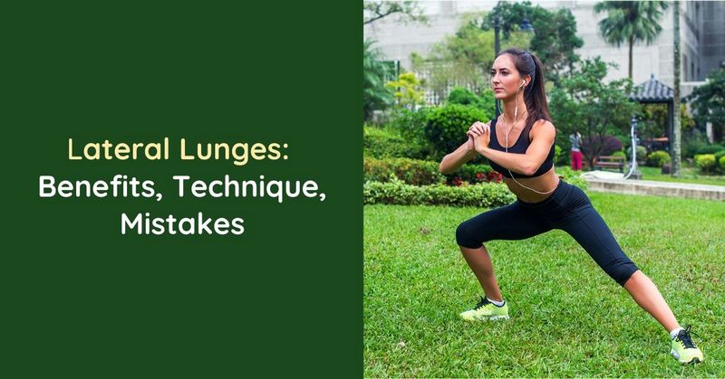 lateral lunges exercise